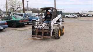 2000 Bobcat 763 skid steer for sale | no-reserve Internet auction April 27, 2017