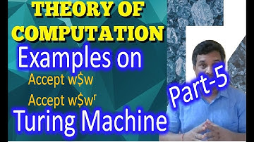 Examples on Turing Machine (Part 5) || ToC ||  Studies Studio