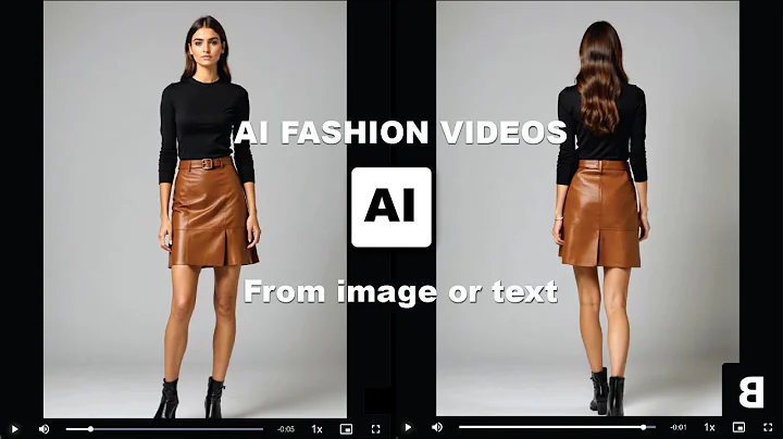 NEW AI Clothing Fashion Video Generator - Create AI Video for E-commerce or Fashion Collections