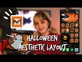 iOS 14 HALLOWEEN AESTHETIC THEME + how to design your own app icons with procreate!