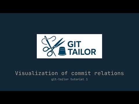 Tutorial 1: Visualization of commit relations