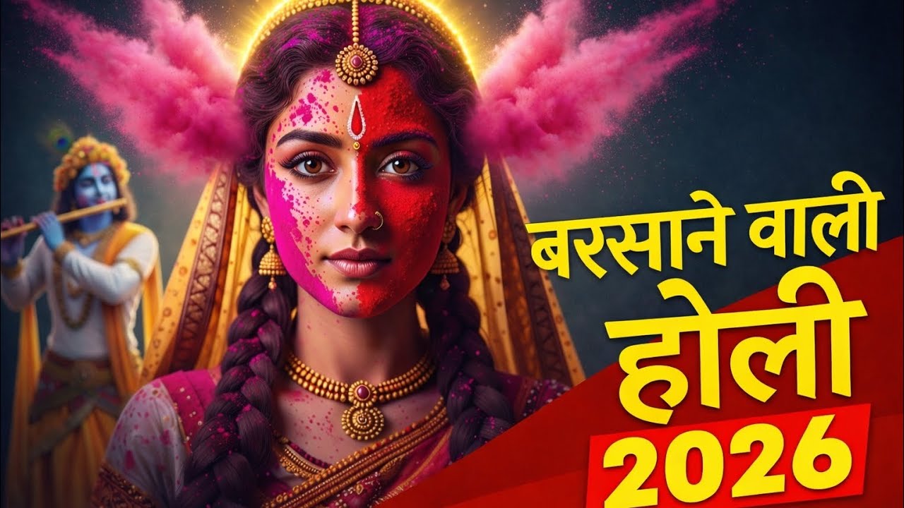 राधा रानी होली 2026 – बरसाना की महा होली भजन 🔥🌸 #holi #2026 holi song