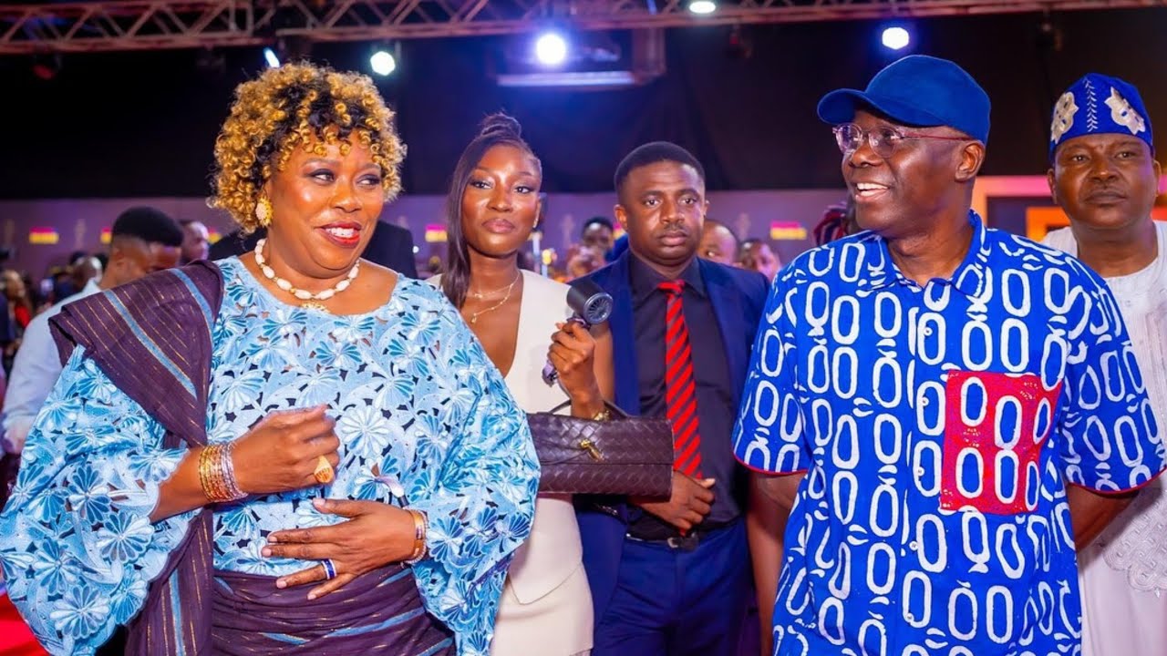 ARRIVAL OF GOV. BABAJIDE SANWOOLU AND OTHER GUESTS AT THE HEADIES 2025 AWARD - BACK TO BASE