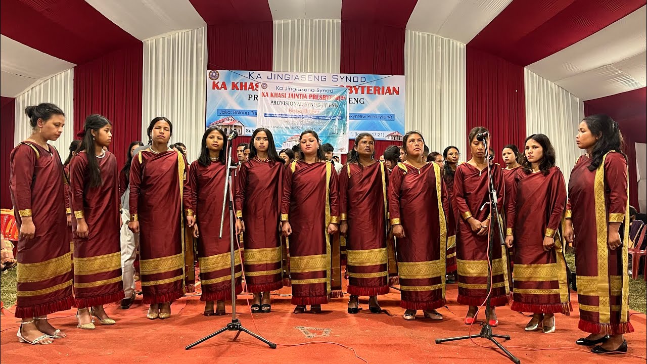 Jingrwai ai Khublei jong ka Choir Balang Presbyterian Kharang ⛪️ KJP Provisional Synod Pdeng.