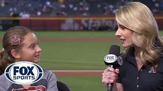 Paul Goldschmidt put on hot seat...by kid!