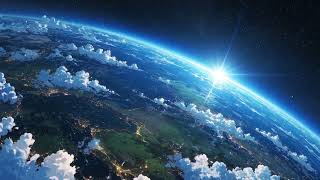 Earth Sunrise From Space Loop 4K