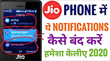 Jiophone K Faltu Notifications Ko Kaise Band Karen | Jio Phone New Update Today | By Techno Shiva 🔥