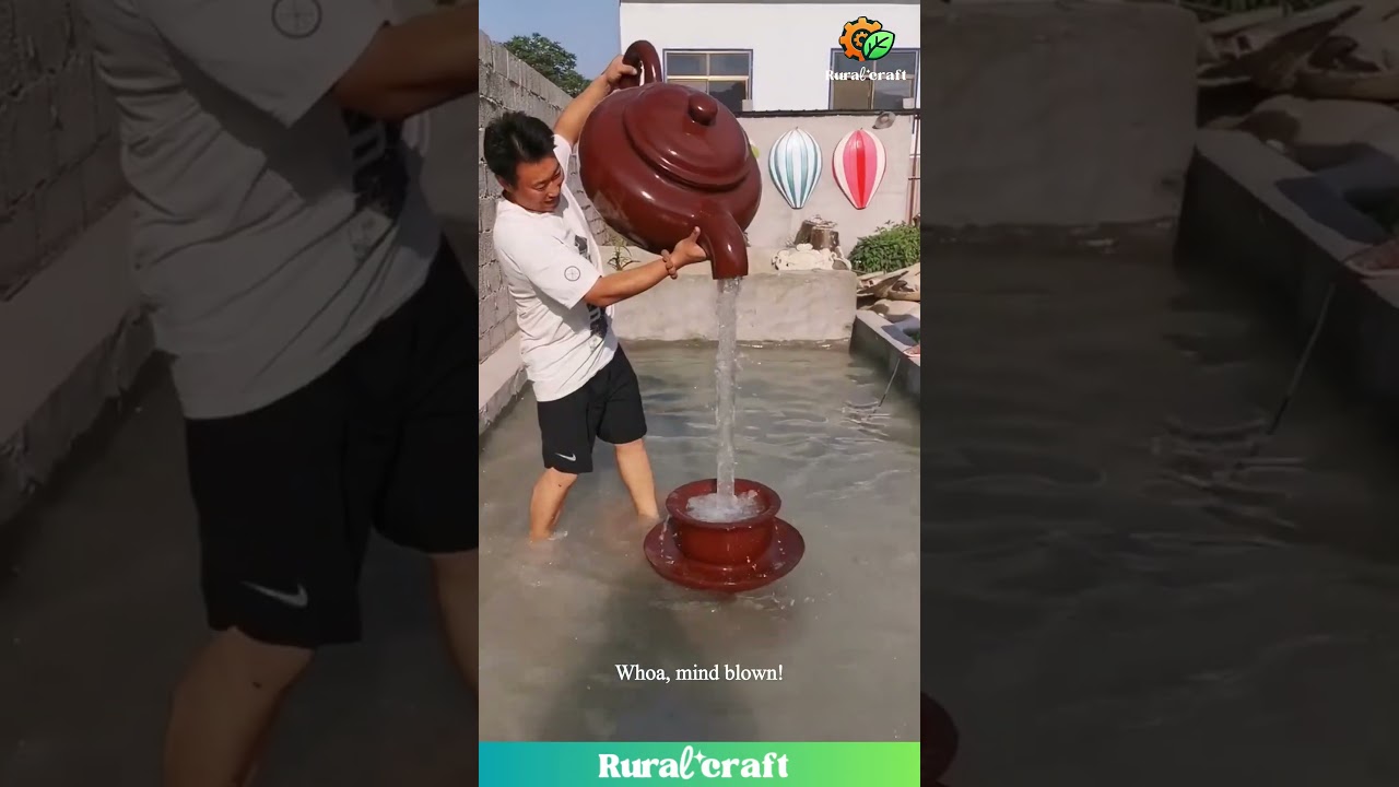 This Teapot Fountain is GENIUS! 