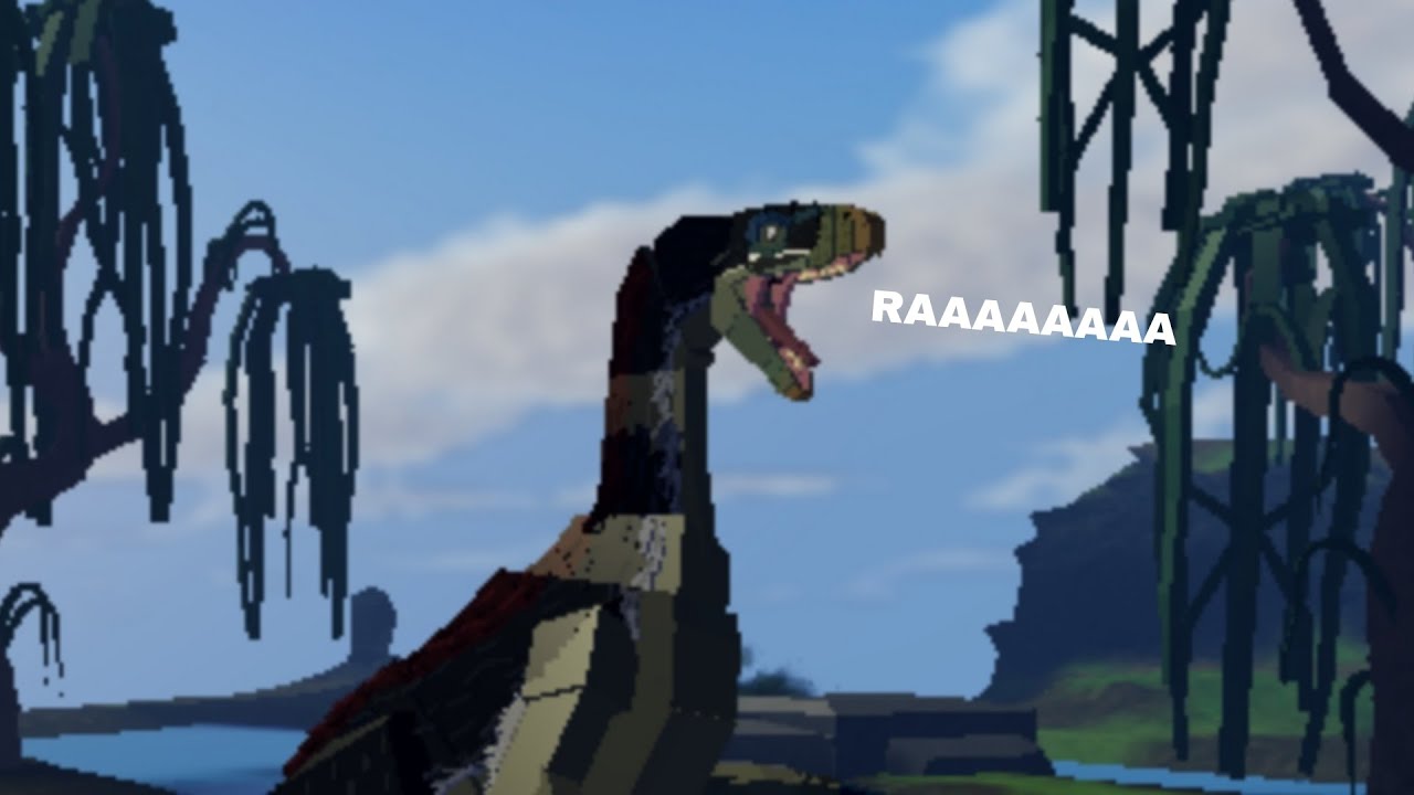 BIG TURKEY PVP! - JURASSIC BLOCKY - ROBLOX - YouTube