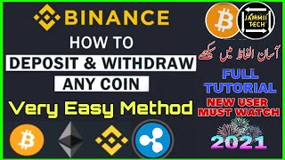 How to Deposit And Withdraw Binance | Binance Deposit and Withdraw Full Tutorial | USDT/BTC/ETH/BNB