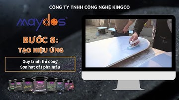 HƯỚNG DẪN THI CÔNG SƠN HIỆU ỨNG NGHỆ THUẬT HẠT CÁT PHA MÀU | MAYDOS 2024