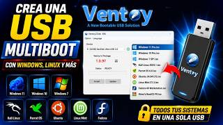 Cómo Crear una USB Multiboot con Ventoy 🚀 Instala Varios Sistemas Operativos en una Sola Memoria USB