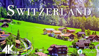 Switzerland 4K - Scenic Relaxation Film With Calming Music ( 4k Video UltraHD )