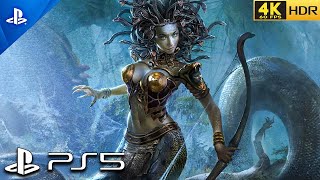 GOD OF WAR Remastered - KRATOS VS MEDUSA Boss Fight Gameplay [4K 60FPS HDR PS5] screenshot 5