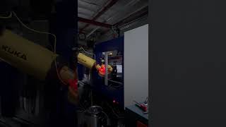 Pulling parts from molding machine, can’t show part