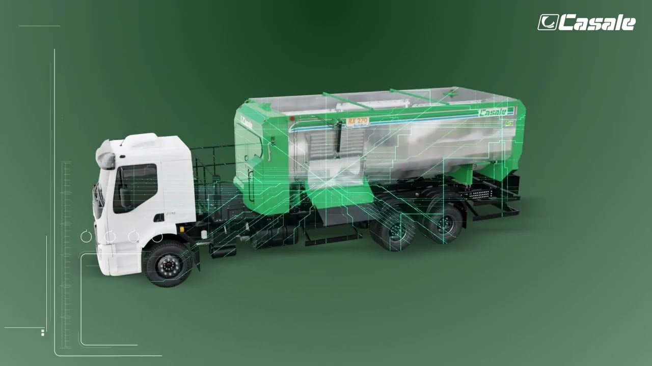 Rotormix 270 TechBull - O Misturador de Ração Total Casale exclusivo e inovador