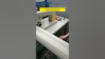 Real video display of the production workshop of the air filter manufacturer