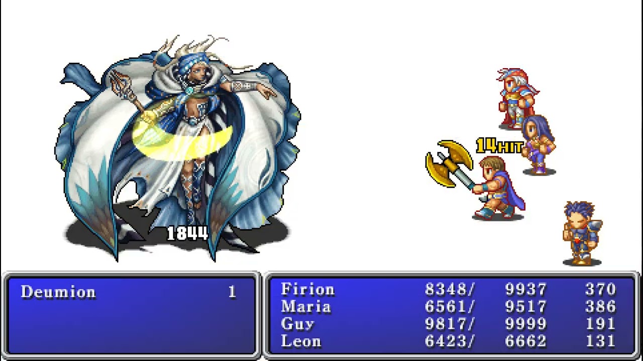 Final Fantasy II - PSP - Phrekyos - Deumion - Secret Bosses