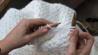 Diagonal Basketweave Blanket