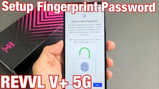 REVVL V+ 5G: How to Setup Fingerprint Password to Unlock Phone screenshot 5