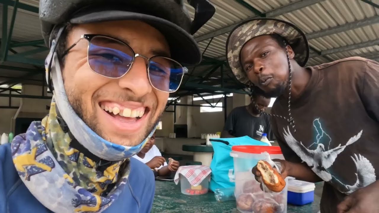 V186:🇿🇦 لم أتوقع هذا! شخص يفاجئني في الفيديو 😲