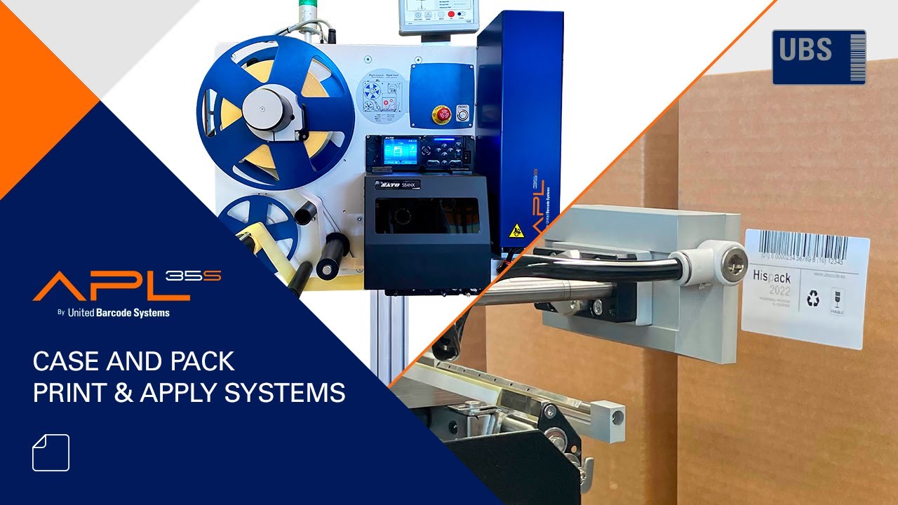 Case and Pack Print & Apply Systems | APL35 Series by United Barcode Systems