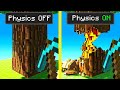 MINECRAFT REALISTIC PHYSICS MOD.