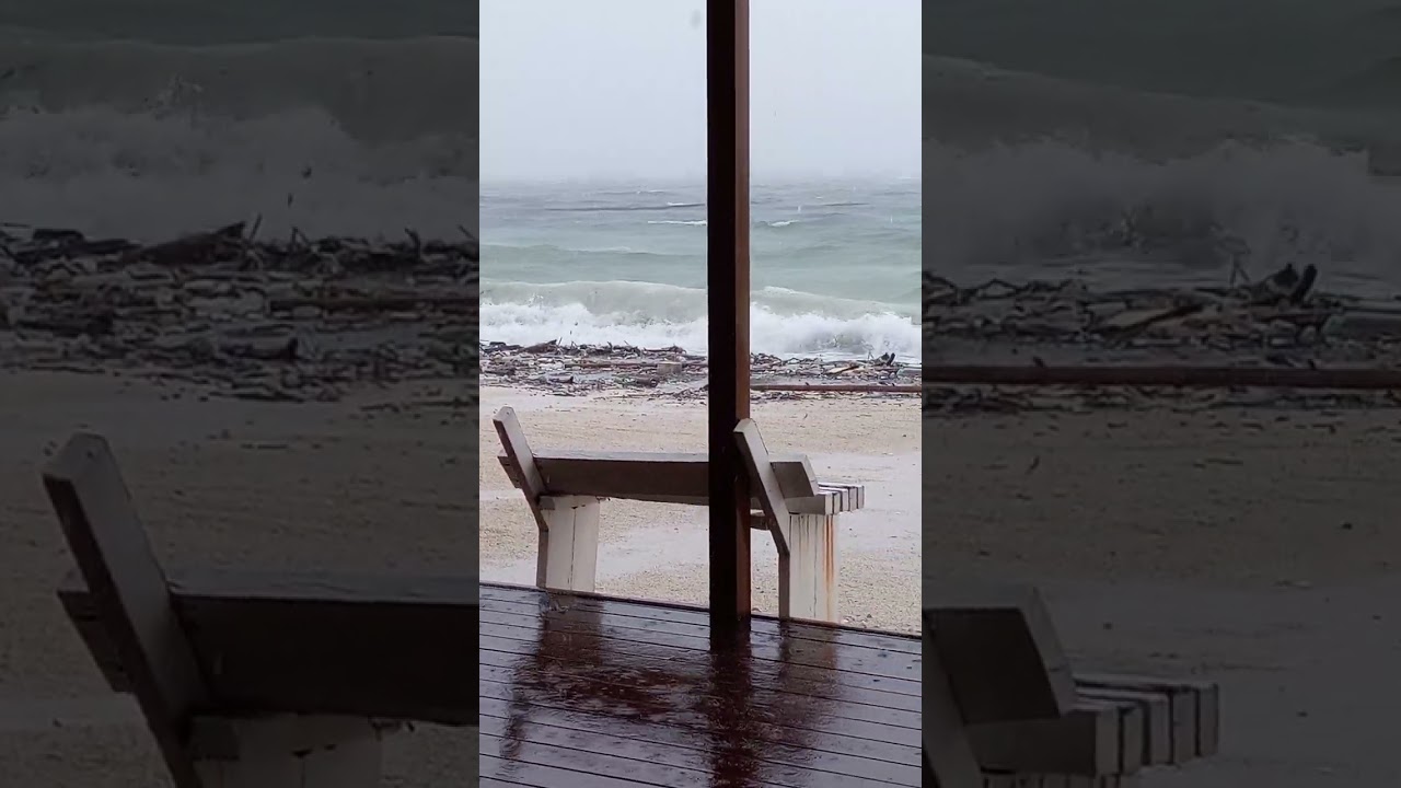 nong bagyong Hanna na lumikas na,na video han ko sa dolomite manila bay