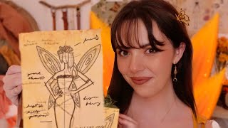 ASMR Designing Your Fairy Clothes ‍♀ (measuring you, pampering, personal attention, fabric)