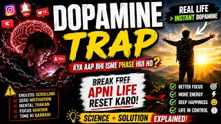 Dopamine Trap Explained 😱 | Kya Aapka Brain Social Media Ka Ghulam Ban Gaya Hai? | @motiomedica