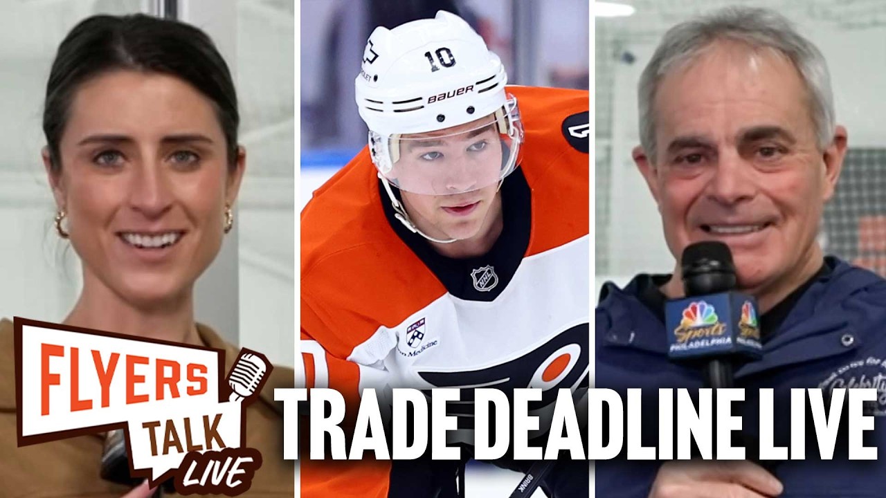 Flyers trade Bobby Brink to the Wild at the NHL Trade Deadline | Flyers Talk Live