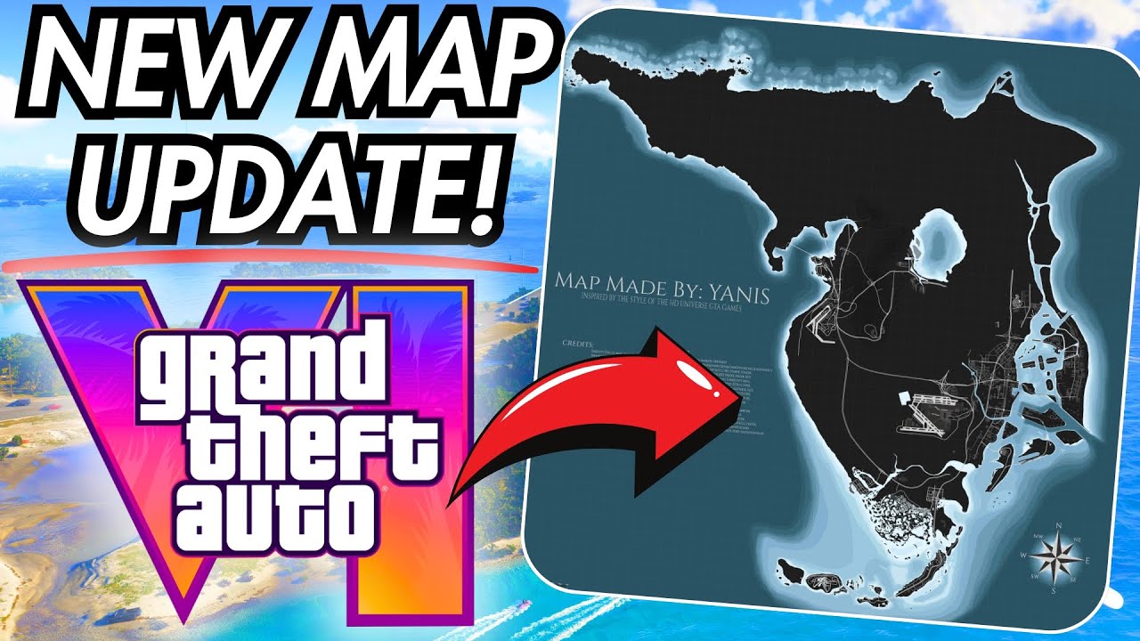 The MOST ACCURATE GTA 6 MAP So Far NEW UPDATE YouTube 