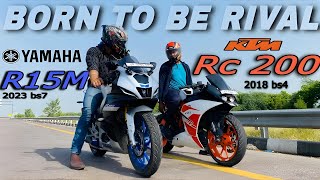 Yamaha R15M 2023  kya KTM RC 200 ko hara payenge?  Biggest Match