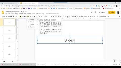 Google Slides: Adding action buttons