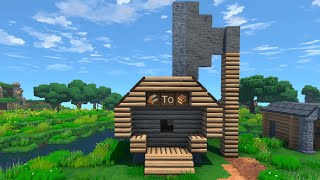 How To Build a Carpentry Store in ECO Game. RageBit Builds ECO Builds.