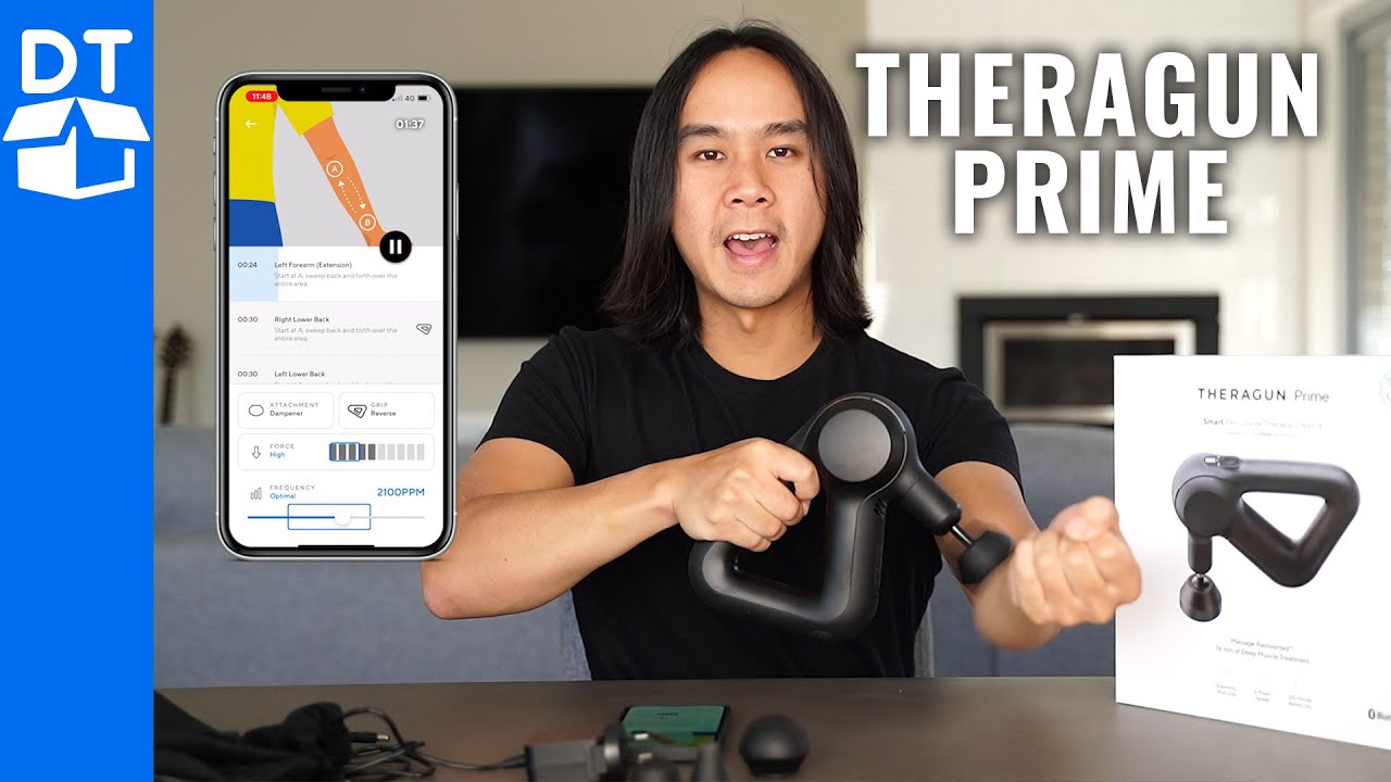 Download Theragun Prime Review, Unboxing & App Demonstration