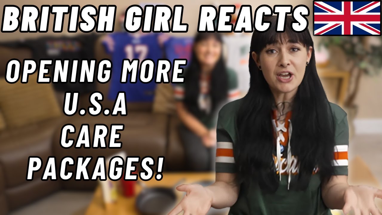 БРИТАНСКАЯ ДЕВУШКА СНОВА ОТКРЫВАЕТ AMERICAN Care Packages!!