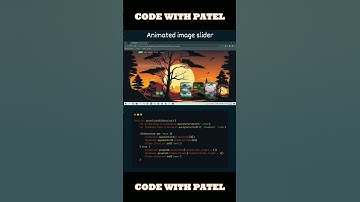 Image Slider html and css Animated 🤩 #imageslider #websitedesign #codingshortvideo #htmlcss