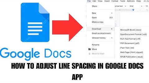 How to Adjust Line Spacing in Google Doc app [Step By Step Guide]