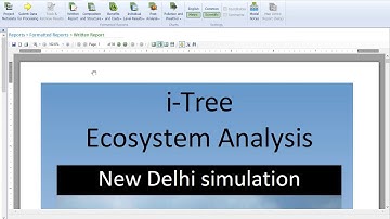 Part 3 of 3 i-Tree Eco International Demo project without pollution data