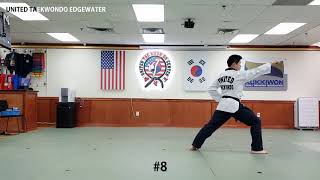 Green Stripe Belt - Tae Geuk 2 Jang - with Counts - Edgewater United Taekwondo