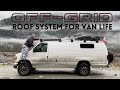 OVERLAND ADVENTURE VAN | Off-Grid Roof System, Solar, Storage, Lights, Awning, Cellular Booster