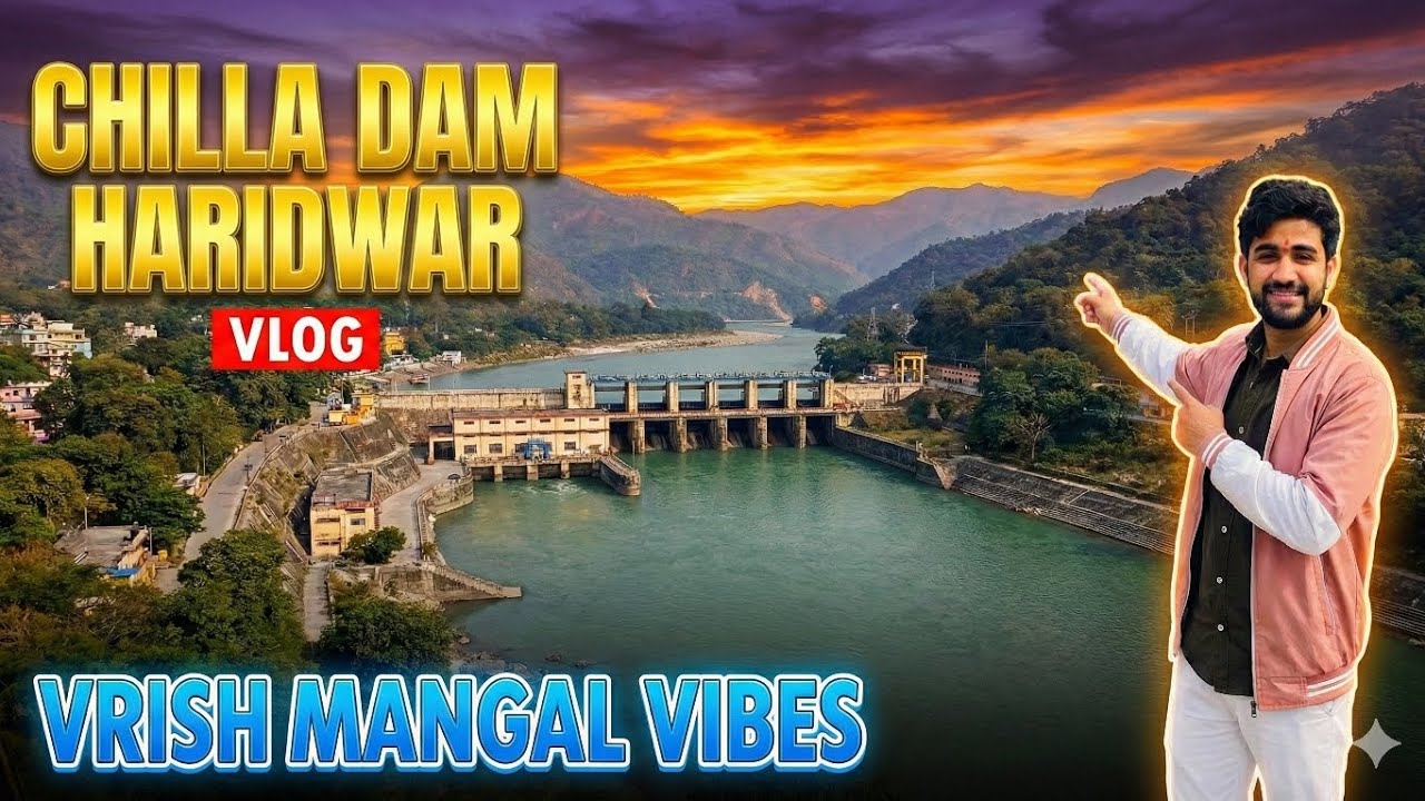 Chilla Dam Haridwar: नहर के रास्ते का खूबसूरत सफर 🛣️ #faridabad #ncr #delhi #vlog 