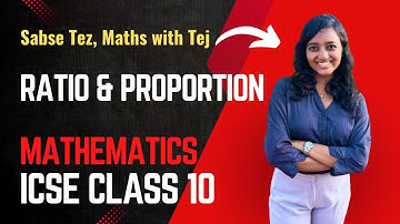 Ratio & Proportion - Bullet-shot Revision + Questions-Answers | ICSE Class 10 Maths | #MathswithTej