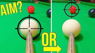 Snooker richten en richten
