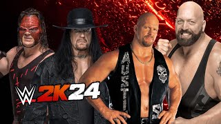 WWE2k24  The Brothers of Destruction Vs Stone Cold & Big Show