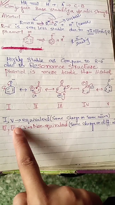 Resonance(phenol) #lessons  #mdcat2025#acidic#comparison  #viralshorts#mbbs#iitjee #ytshorts#shorts