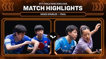 Wang/Sun vs Lim/Shin | XD Final | #WTTHongKong 2025