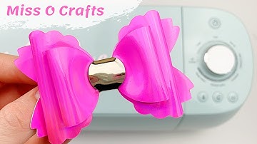 How To Make Hair Bows With Cricut | Making Hair Bows With Cricut Air 2 / Hair Bow Tutorial