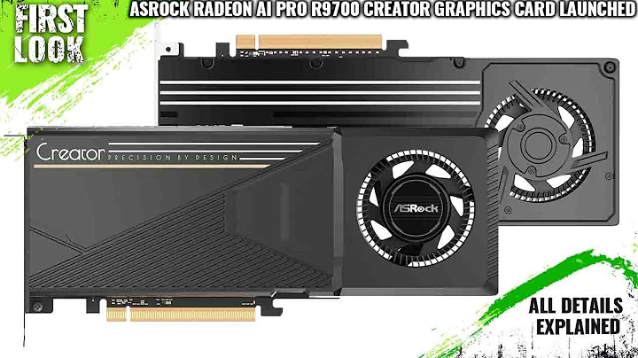 ASRock Radeon AI PRO R9700 Creator Graphics Card Launched - Explained All Spec, Features And More